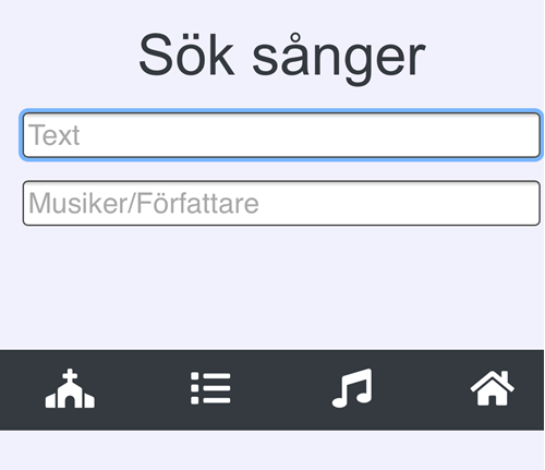 Sök sånger